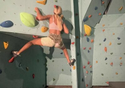 Koh Phangan Climbing woman climbing indoor